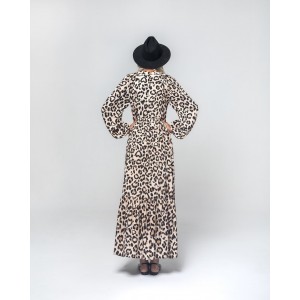 Mamoush Sara Animal Print Maxi Φόρεμα