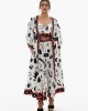 Mamoush Isabel Cotton Printed Midi Φόρεμα