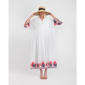 Mamoush Molly White Φόρεμα