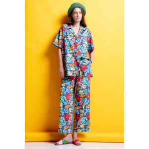 Mamoush Poppy Blue Floral Πουκάμισο