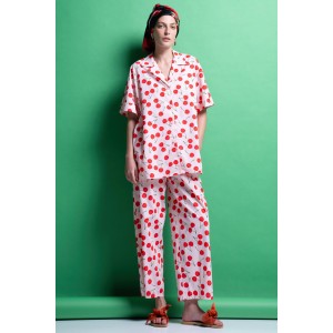 Mamoush Elly Cherry Cropped Παντελόνι