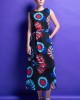 Mamoush Renny Black Fan Midi Φόρεμα