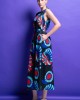 Mamoush Renny Black Fan Midi Φόρεμα