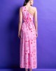 Mamoush Holly Pink Midi One Shoulder Φόρεμα