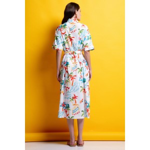 Mamoush Sara Midi Φόρεμα