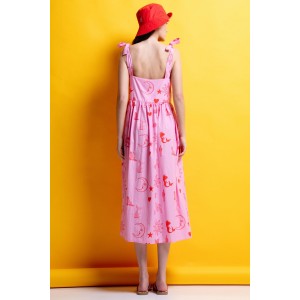 Mamoush Vanessa Pink Φόρεμα