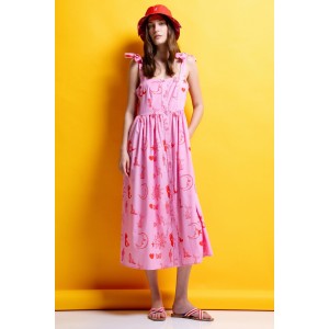 Mamoush Vanessa Pink Φόρεμα
