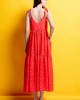 Mamoush Danna Pink Animal Print Midi Φόρεμα