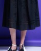 Mamoush Kimberly Black Cotton With Embroidery Midi Φόρεμα
