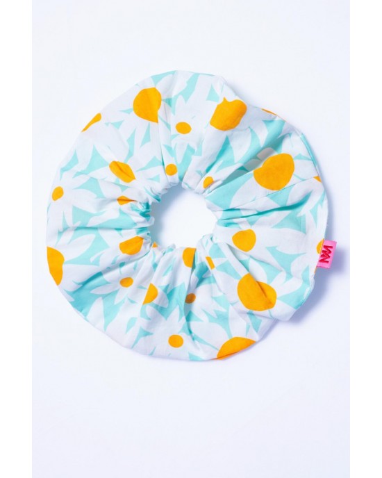 Mamoush Scrunchies Mint Daisies Για Τα Μαλλιά Mamoush Scrunchies Mint Daisies Για Τα Μαλλιά