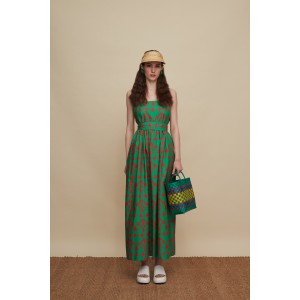 Melitta Zaros Maxi Panda Green Print Φόρεμα Melitta Zaros Maxi Panda Green Print Φόρεμα