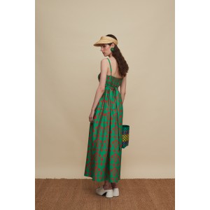 Melitta Zaros Maxi Panda Green Print Φόρεμα Melitta Zaros Maxi Panda Green Print Φόρεμα