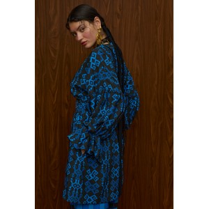 Melitta Tsikriki Πουκάμισο & Harm Παντελόνι Petes Blue/Black Print