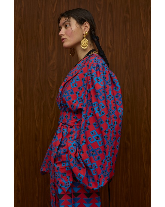 Melitta Berdes Πουκάμισο & Hrami Παντελόνι Petes Red/Blue