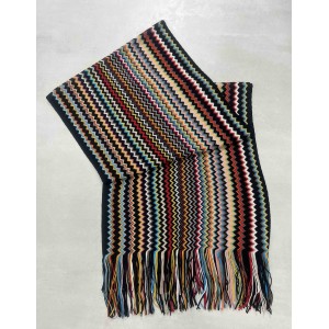 Missoni Zigzag Pattern And Fringes Κασκόλ