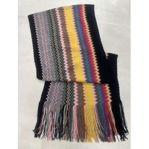 Missoni Zigzag Pattern And Fringes Κασκόλ