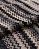 Missoni Zigzag Pattern And Fringes Black Κασκόλ
