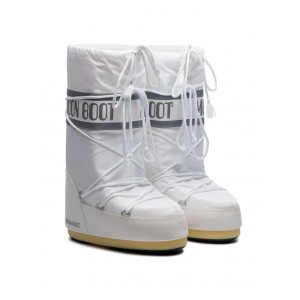 Moon Boot Icon Nylon White Μπότες Χιονιού