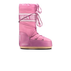 Moon Boot Icon Nylon Pink Μπότες Χιονιού