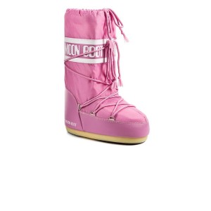 Moon Boot Icon Nylon Pink Μπότες Χιονιού