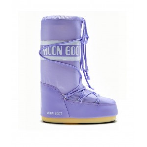 Moon Boot Icon Nylon Lilac Μπότες Χιονιού