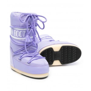 Moon Boot Icon Nylon Lilac Μπότες Χιονιού