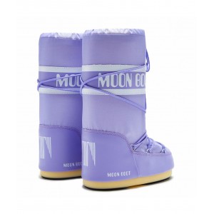 Moon Boot Icon Nylon Lilac Μπότες Χιονιού