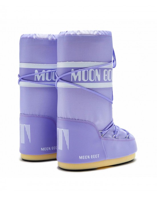 Moon Boot Icon Nylon Lilac Μπότες Χιονιού