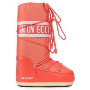 Moon Boot Nylon Μπότες Χιονιού Κοραλλί