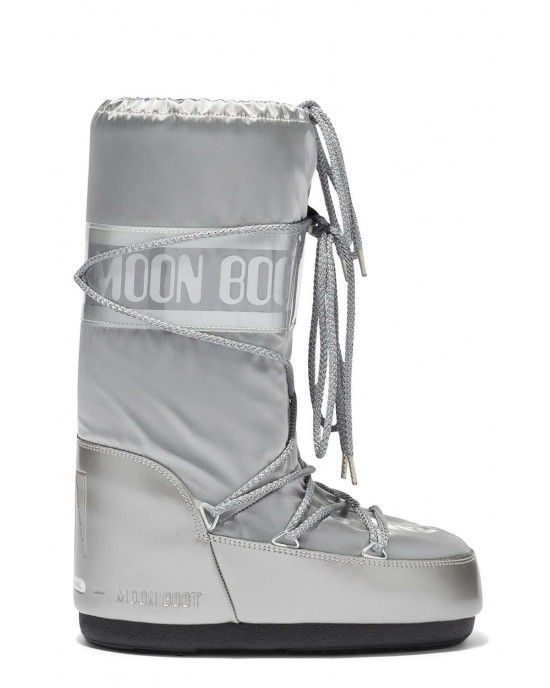 Moon Boot Icon Glance Silver Μπότες Χιονιού