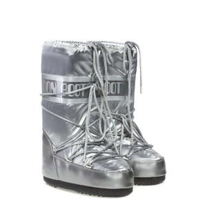 Moon Boot Icon Glance Silver Μπότες Χιονιού