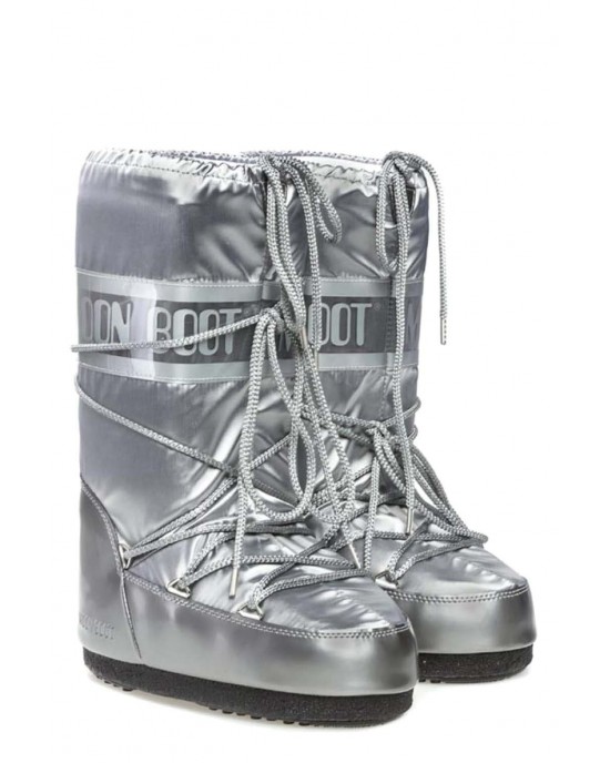 Moon Boot Icon Glance Silver Μπότες Χιονιού