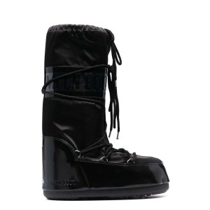 Moon Boot Icon Glance BLack Μπότες Χιονιού