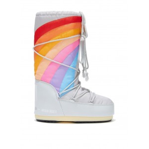 Moon Boot Icon Rainbow Μπότες Χιονιού Glacier/Blue-Red