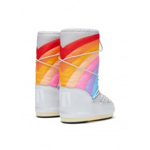 Moon Boot Icon Rainbow Μπότες Χιονιού Glacier/Blue-Red