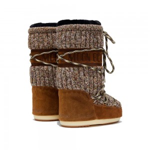 Moon Boot Icon Wool Μπότες Χιονιού Sigaro