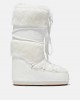 Moon Boot Icon Faux Fur Optical White Μπότες Χιονιού