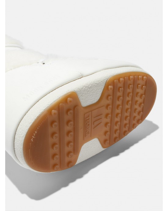 Moon Boot Icon Faux Fur Optical White Μπότες Χιονιού