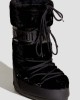 Moon Boot Icon Faux Fur Black Μπότες Χιονιού