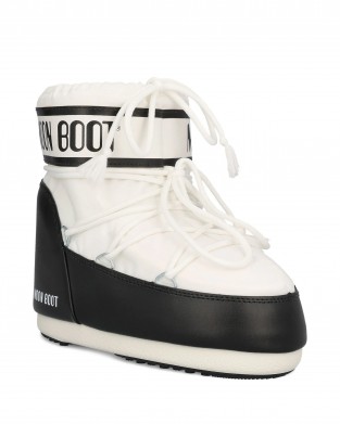 Moon Boot Icon Low Nylon White Μπότες Χιονιού