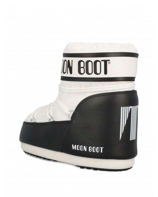 Moon Boot Icon Low Nylon White Μπότες Χιονιού