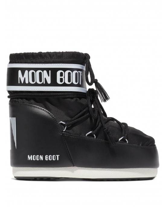Moon Boot Icon Low Nylon Black Μπότες Χιονιού