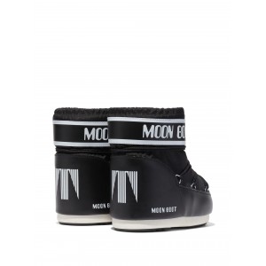 Moon Boot Icon Low Nylon Black Μπότες Χιονιού