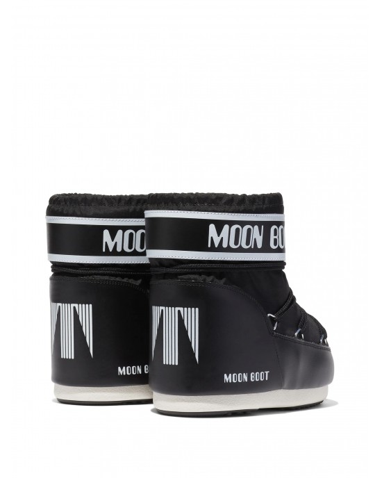 Moon Boot Icon Low Nylon Black Μπότες Χιονιού