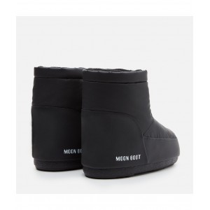 Moon Boot Icon Low Nolace Rubber Unisex Black Μπότες Χιονιού