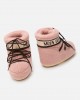 Moon Boot Icon Low Fleece Pink Μπότες Χιονιού