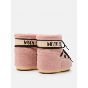 Moon Boot Icon Low Fleece Pink Μπότες Χιονιού