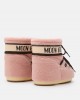 Moon Boot Icon Low Fleece Pink Μπότες Χιονιού