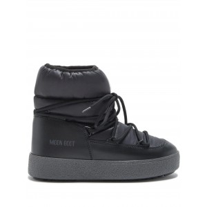 Moon Boot Ltrack Low Nylon Black Μπότες Χιονιού