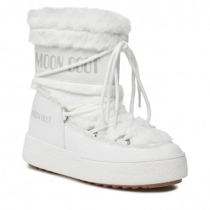 Moon Boot MB Ltrack Faux Fur WP White Μπότες Χιονιού